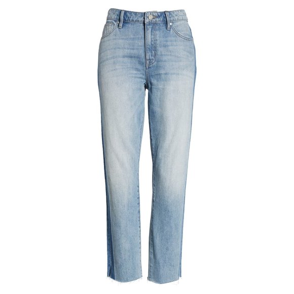 NWT Sanctuary Straight Leg Shadow Stripe Crop Jean - Picture 1 of 6